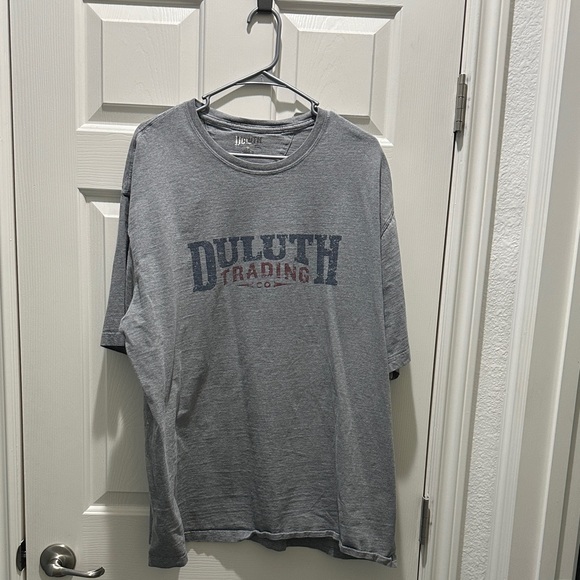Duluth Trading Co Gray Short Sleeve Tee - Picture 1 of 3